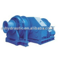 Electric double drum mooring winch